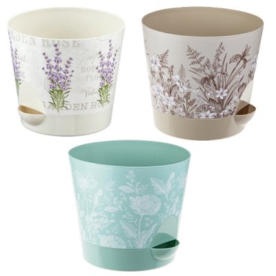 Кашпо НИКА ДЕКО D120мм 0,8л с прикорневым поливом