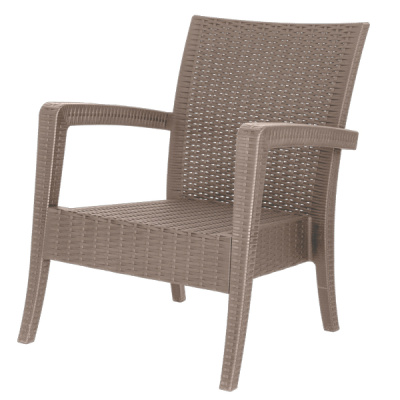 Кресло-диван RATTAN Ola Dom 760х720х890мм (серый)