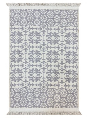 Коврик двухсторонний из хлопка 70x120 серый PAMUKLU DOUBLE: Турция