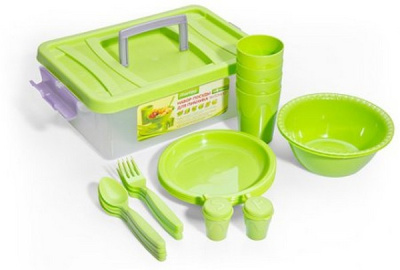 Набор посуды для пикника "Антонио" на 4 персоны (то)