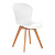 Стул LOFT с деревянными ножками OLA DOM (белый)