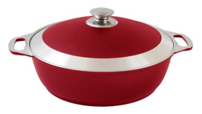 Кастрюля-жаровня 4л ДП (бордо)