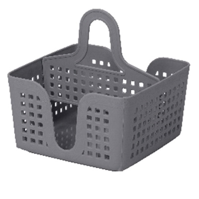 Органайзер "Лофт" с перегородкой 150х150х160мм (серый) (то)