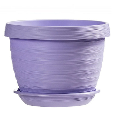 Горшок "Толедо" D24 с поддоном 4,5л лаванда
