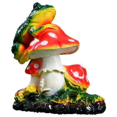 Фигура Три мухомора с Лягушкой