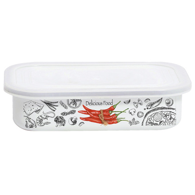 Лоток эмал Chilli 1,5л прям пласт/кр TM Appetite
