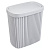 Контейнер для мусора "VELVET" 5,9л  225х140Х253мм (Светло-серый флэк) (то)