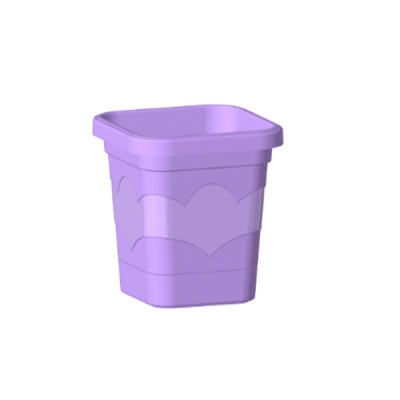 Горшок "Валенсия" Квадрат, D19,  2,9л, лаванда (то)