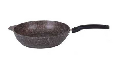 Сковорода 260/60 мм со съемной ручкой, АП (кофейный мрамор)