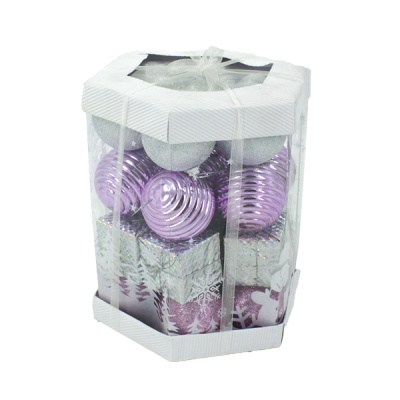 Шары елочные 6см, 28шт