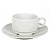 Чайная пара 170мл Белая Штабелируемая
