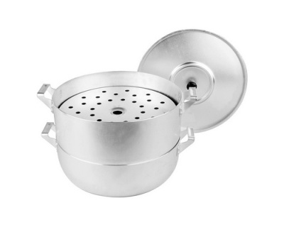 Мантоварка алюминиевая "Эконом" 4,5 л, 3 диска  d26см