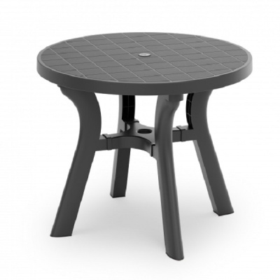 Стол круглый "Атлант" (900х900х765)(графит) (то)