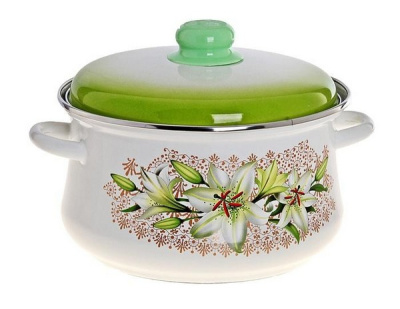 Кастрюля эмал 4,0л  тор  01-В1614/6