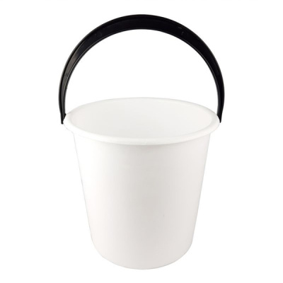 Ведро 10л б/крышки б/ручки (белый)