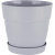 Горшок для цветов Villa de Fiori D360мм с поддоном 20л утренний туман (то)
