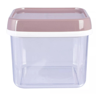 Банка для сыпучих продуктов 0,6л квадр.(то)