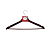Вешалка для одежды деревянная ВЕНГЕ, 43см, 2 сорт /130шт/