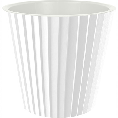 Горшок для цветов Sand D160мм, 2л c дренажной вставкой белый (то)