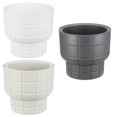 Кашпо КАРЕ D280мм 7,8л со вставкой (то)