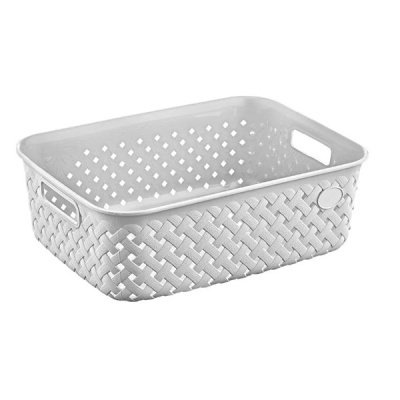 Корзинка Rattan 268х195х90мм 3л молочный туман (то)