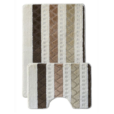 Коврик с вырезом L'CADESI Marathon, 50х60, Геобокс бежевый Турция  4156331