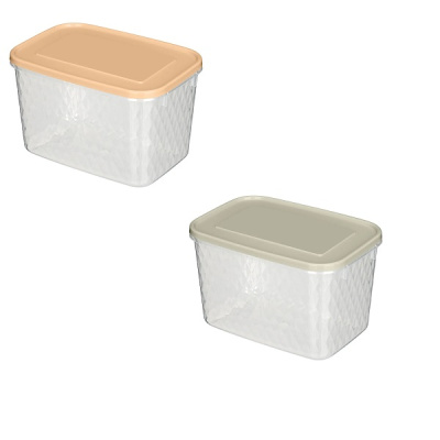 Контейнер для замораживания и хранения продуктов "КРИСТАЛЛ" 1,7л микс1 (то)