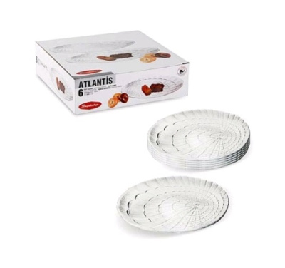 Тарелка упрочн. АТЛАНТИС 6 шт. 240 мм