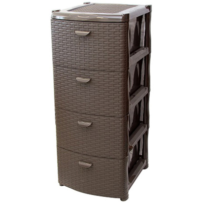 Комод РОТАНГ 4 секции (то)