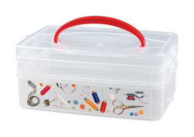 Коробка универсал. с руч  декор. MULTI BOX 2 секц 245*160*105