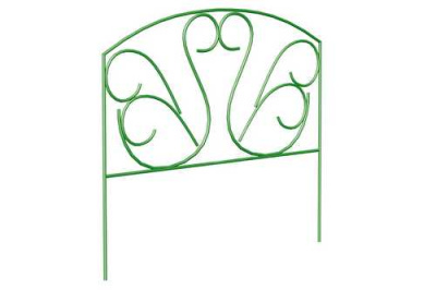 Забор для клумбы Лебеди