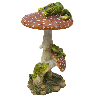 Гриб поганка с лягушками АФ0028