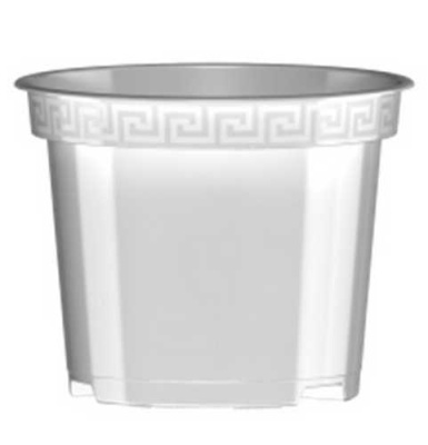 Горшок "Классик", D15, без поддона 1,5л прозрачный (то)