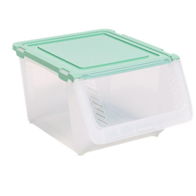 Контейнер для овощей 11л (прозрачный/нефрит) (то)