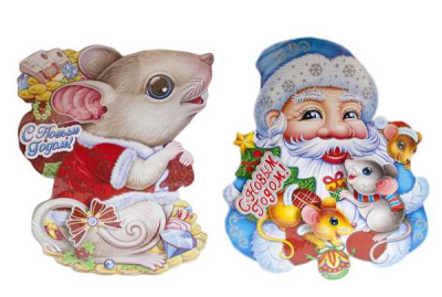 Украшение-панно новогоднее 40см