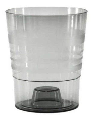 Горшок "Лилия", D12,5, без поддона 1,3л дымчатый (то)