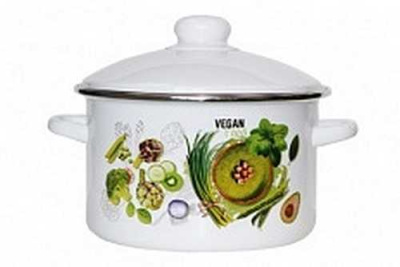 Кастрюля эмал  3,0л 01-Б1612/4М Веган