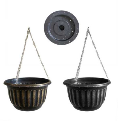 Кашпо для цветов подвесное БАРОККО диаметр 18см 6л