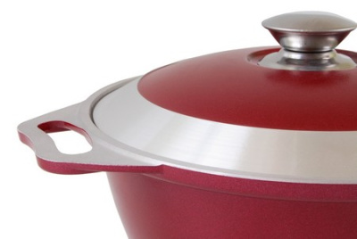 Кастрюля 4л ДП (бордо)