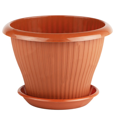 Горшок "Гамма плюс", D25, с поддоном 4,2л терракот