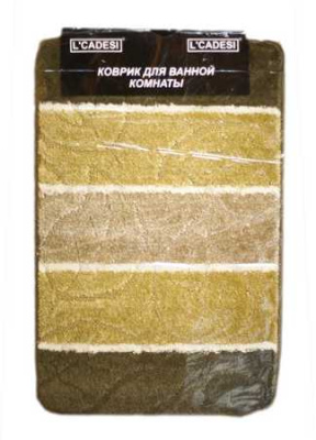 Коврик для ванной из полипропилена 50x80(1) SOFIA, фисташковый