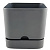 Горшок "Квадрат" Гранд, D25,5, 12,6л, серый-муссон 