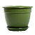 Горшок "Антик", D36 с поддоном 16,6л папоротник