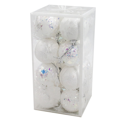 Шары елочные 6см, 16шт