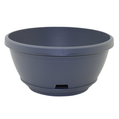 Горшок Марсель 2,7л с поддоном Серый муссон