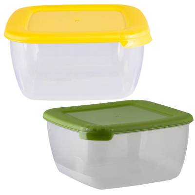 Контейнер для СВЧ 2,5л квадратный (то)