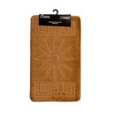 Комплект ковриков   из полипроп. на латексной основе, "L'CADESI  MONO" из 2-х шт, 60*100см, бежев