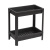 Этажерка широкая VIKEA 2-х ярусная (черный) (то)