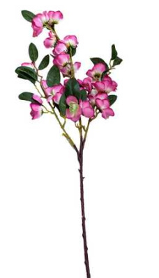 Цветок искусственный ВЕТКА МОРОЗНИКА    95 СМ, 3 ВЕТКИ 26 ЦВЕТОВ, 26 ЛИСТЬЕВ