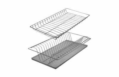 Посудосушитель 365мм в комплекте с литьевым поддоном цинк.